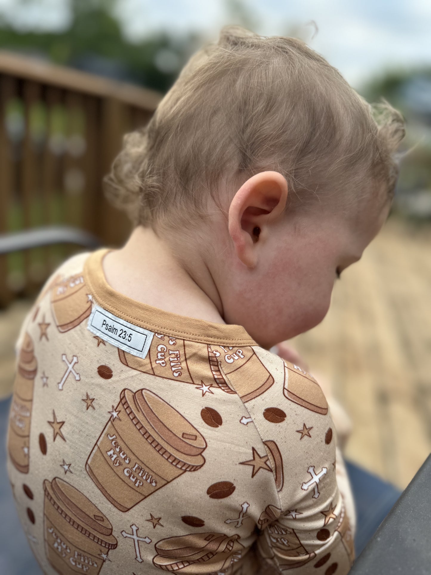 Jesus Fills My Cup Zip-N-Dream Romper