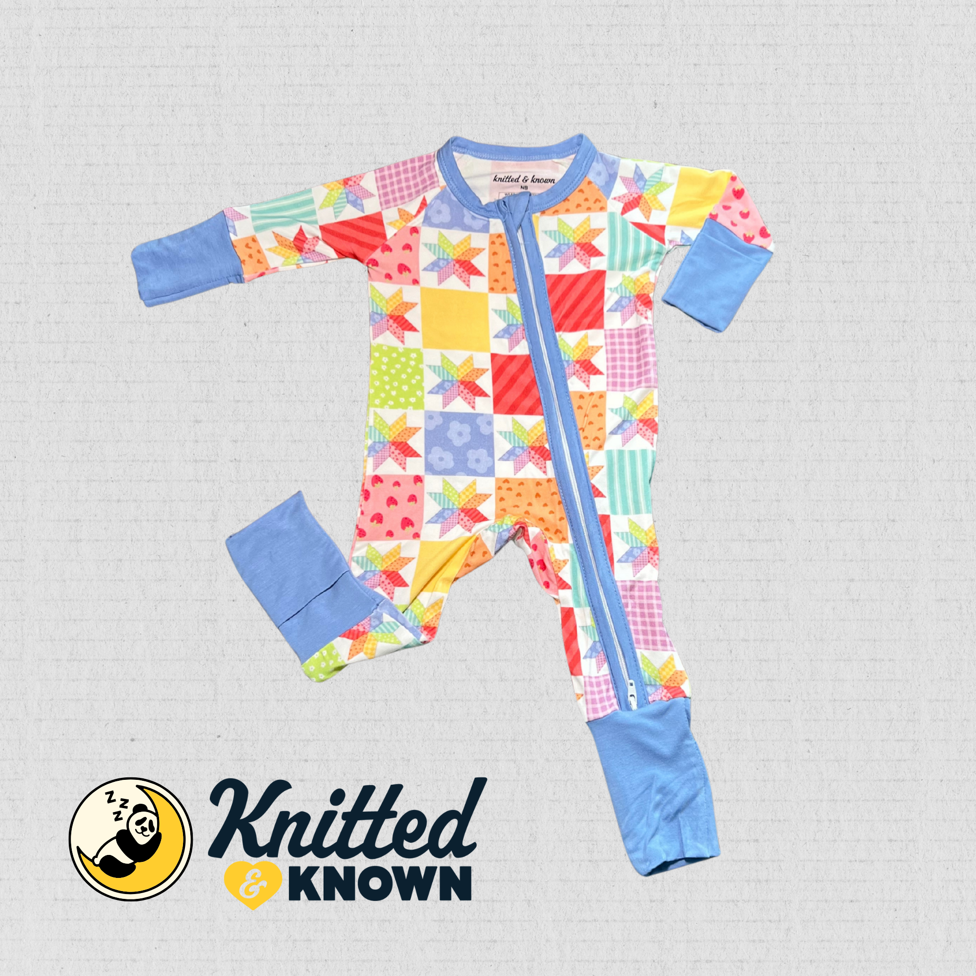 Knitted & Known x Joyful Pine Romper - Bamboo Pajamas