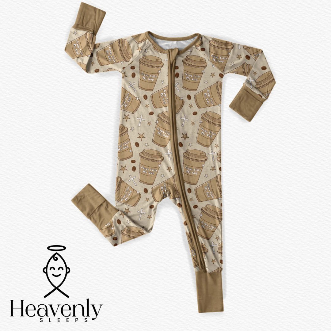 Jesus Fills My Cup Zip-N-Dream Romper