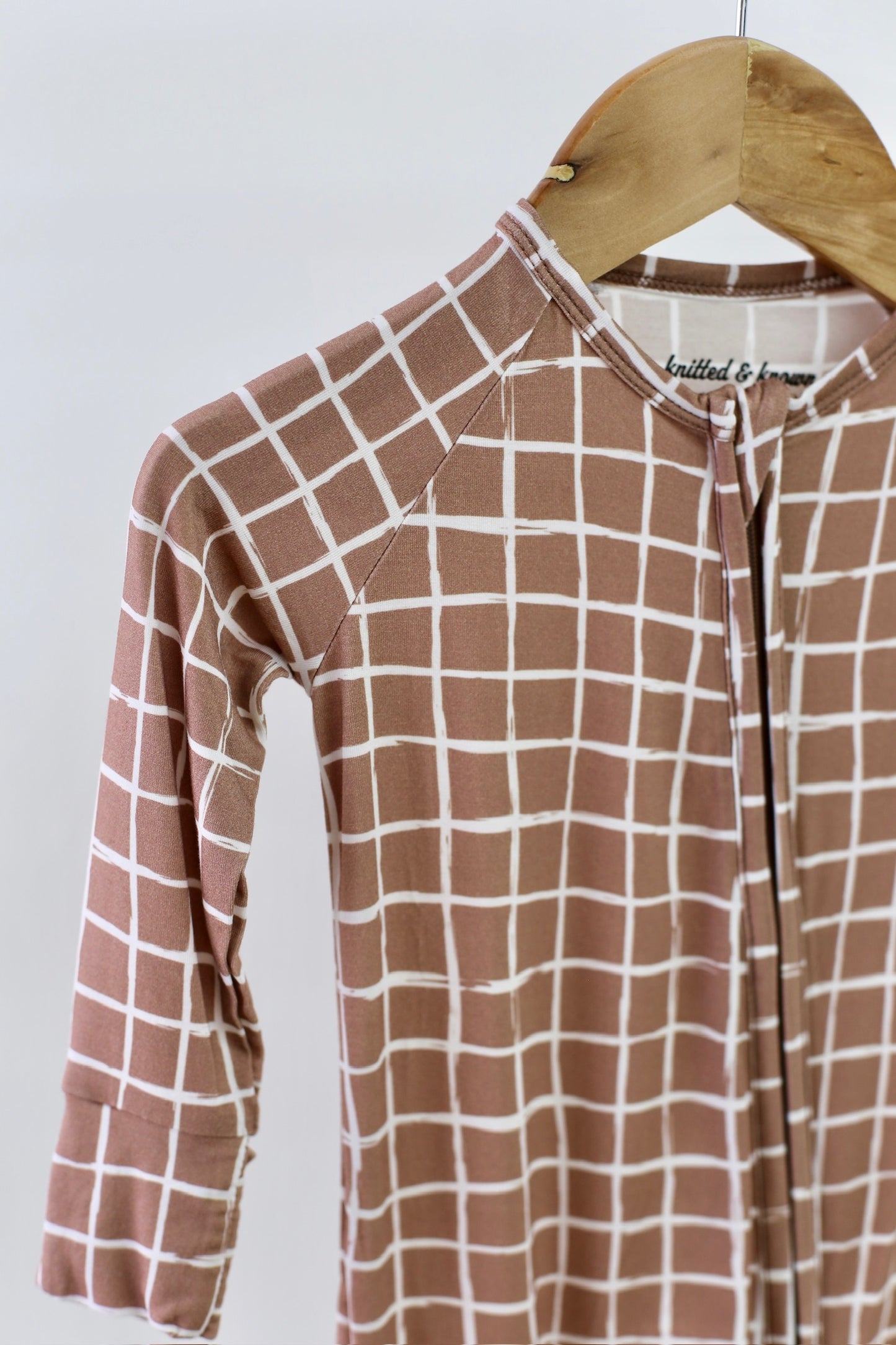 Chocolate Checkers Romper