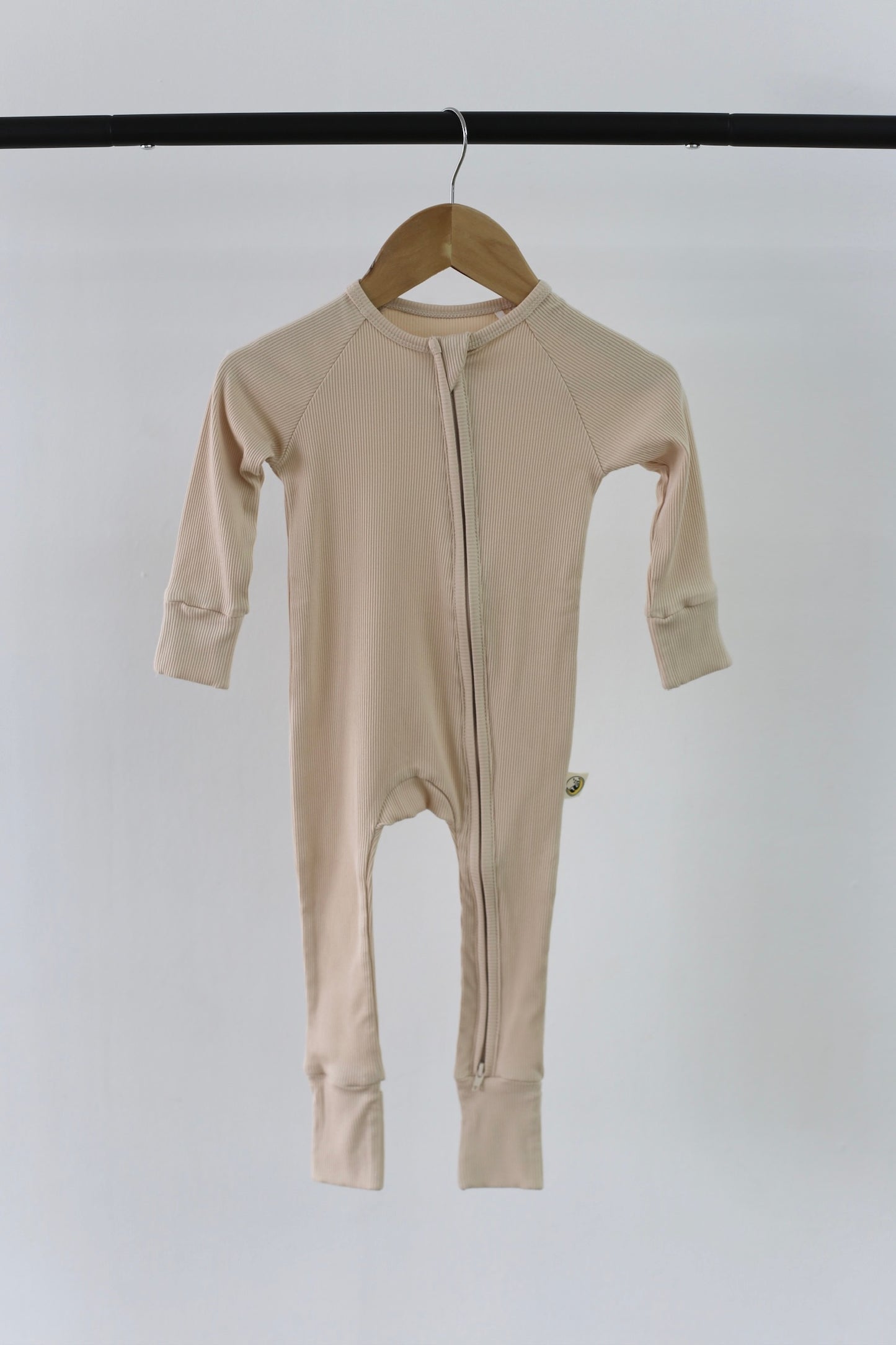 Ribbed Oat Romper
