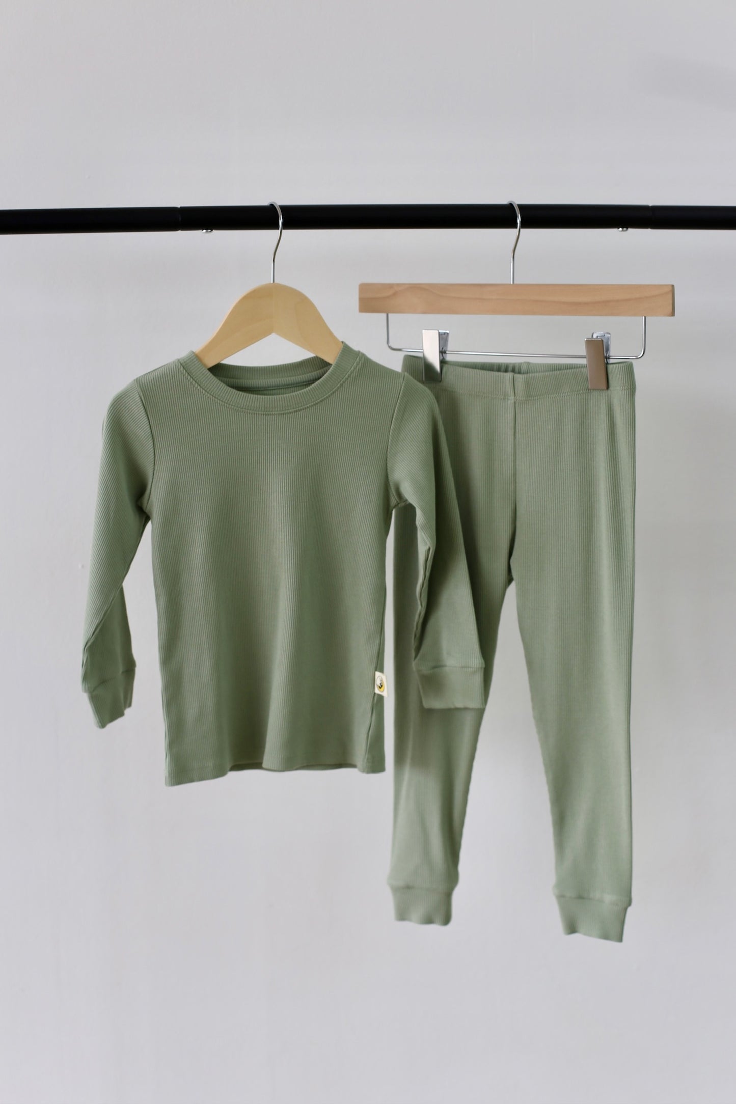 Ribbed Sage Two Piece Set