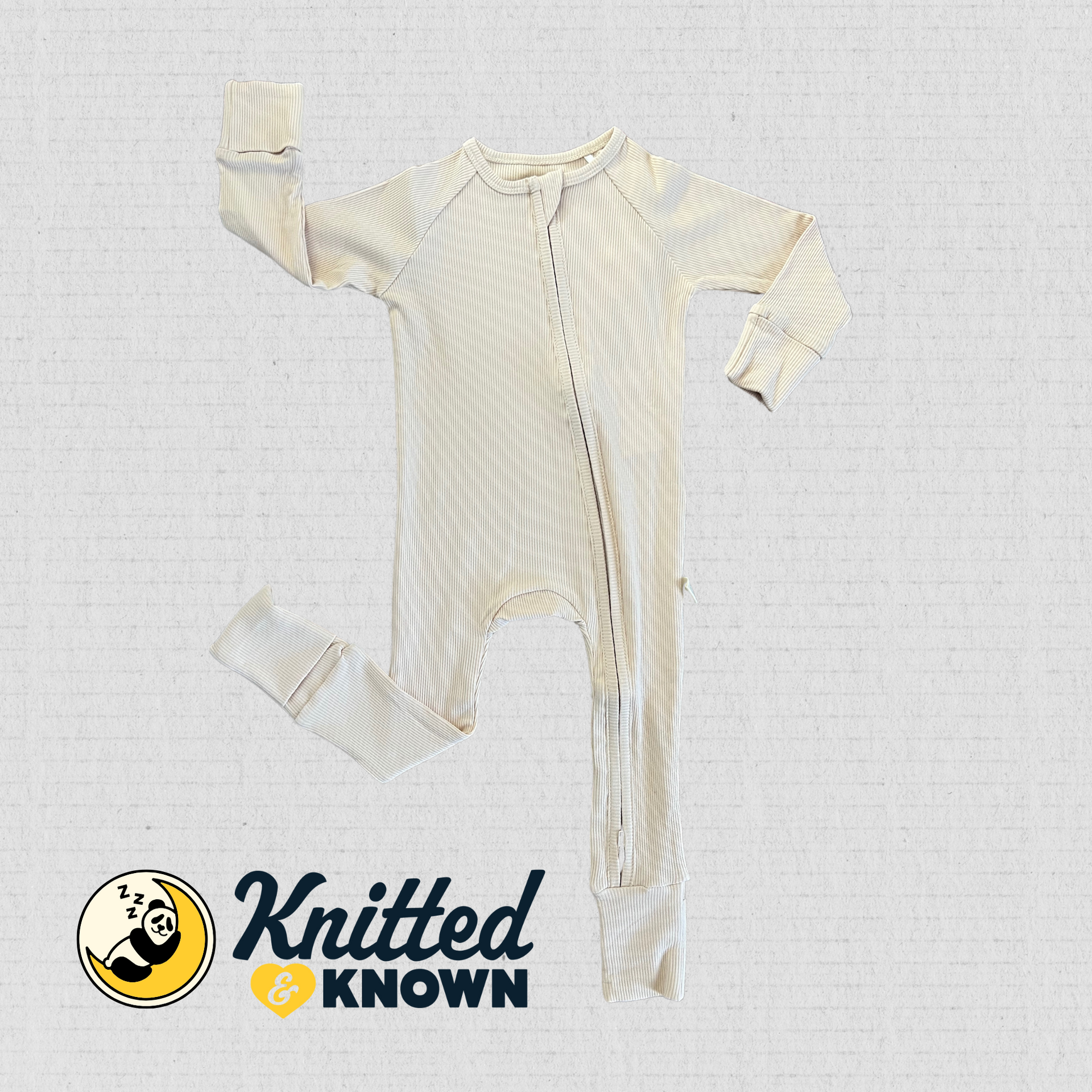 Ribbed Oat Romper – Knitted & Known